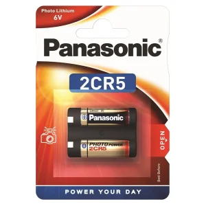 Батарейка Panasonic літієва 2CR5 блістер, 1 шт., 2CR-5L/1BP UA